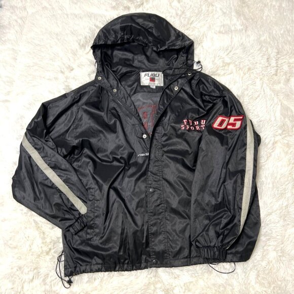FUBU Vintage 00s Sport The Collection Windbreaker Jacket Men Size XXL - Picture 4 of 11
